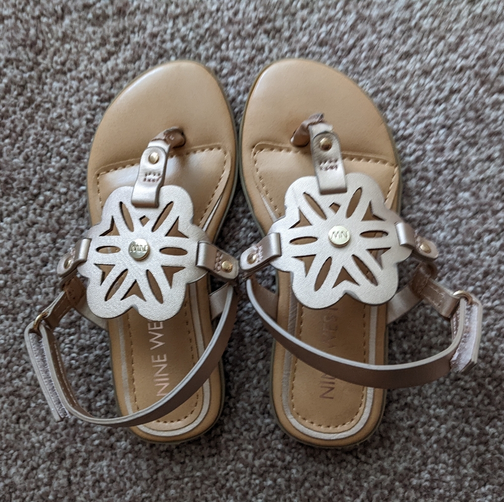 Nine West Lil Ray Kids Sandals size 9